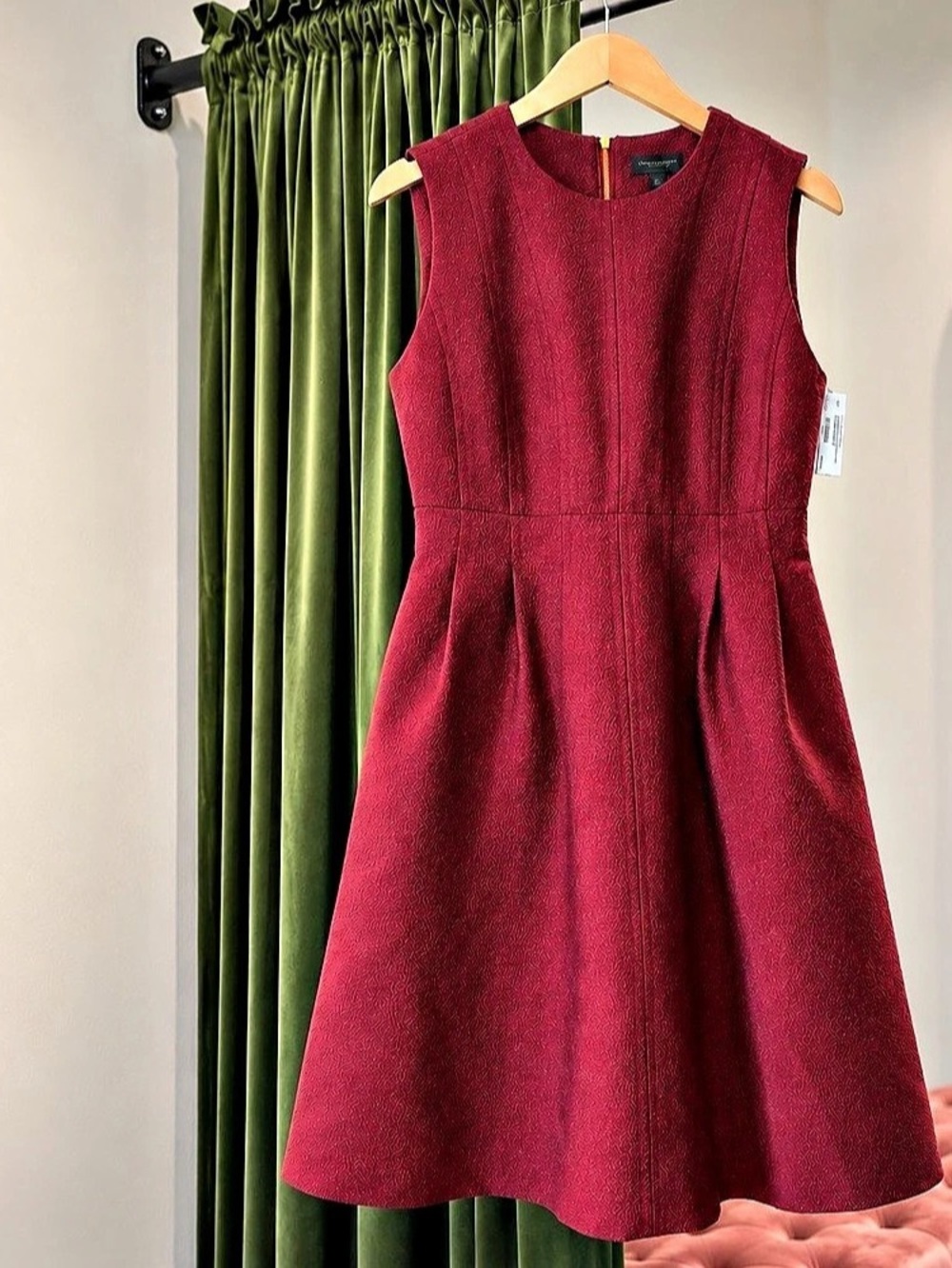 Donna Karan NY Burgundy Dress
